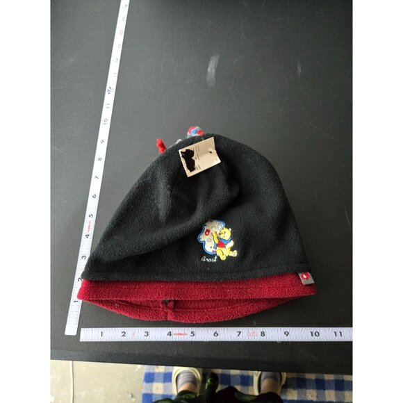 Disney Winnie The Pooh Embroidered Fleece Pom-Pom Beanie Hat Winter Warm Cozy - Picture 7 of 8